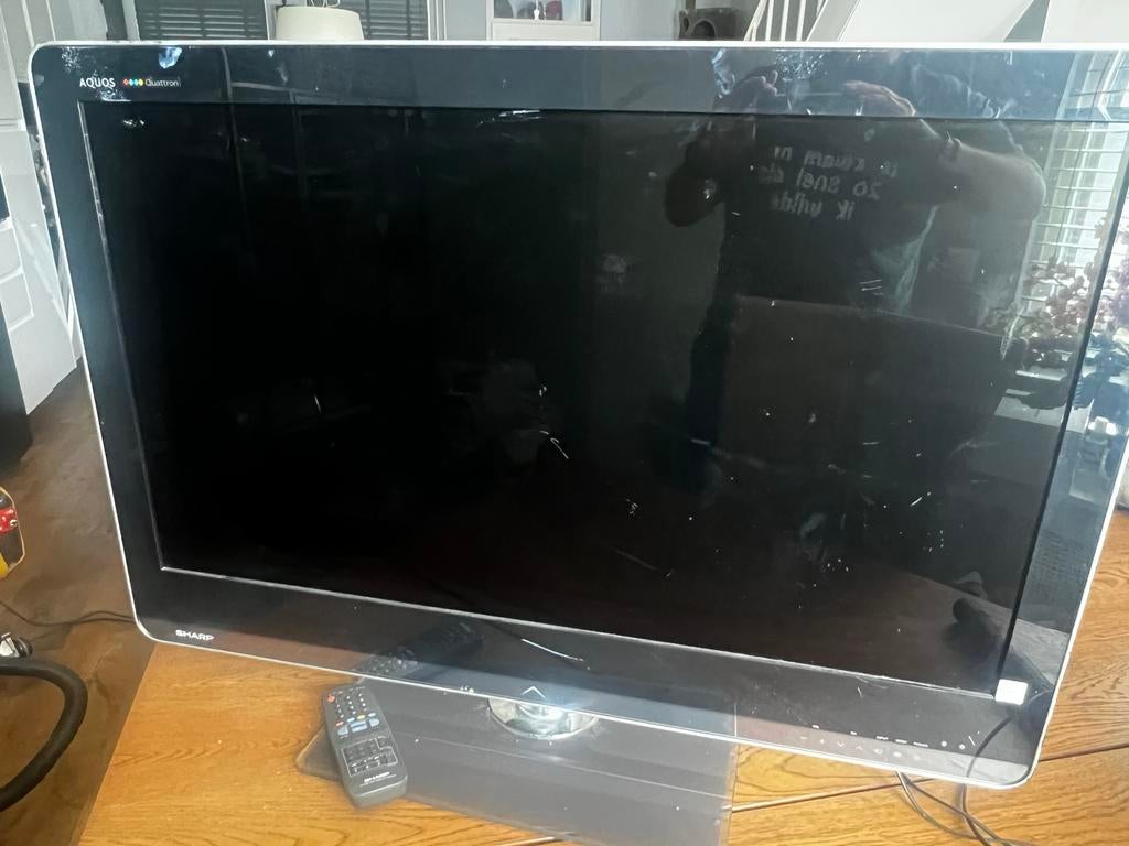 Sharp Aquos 40 inch LCD TV met afstandsbediening, Ophalen, Gebruikt, LCD, 100 Hz