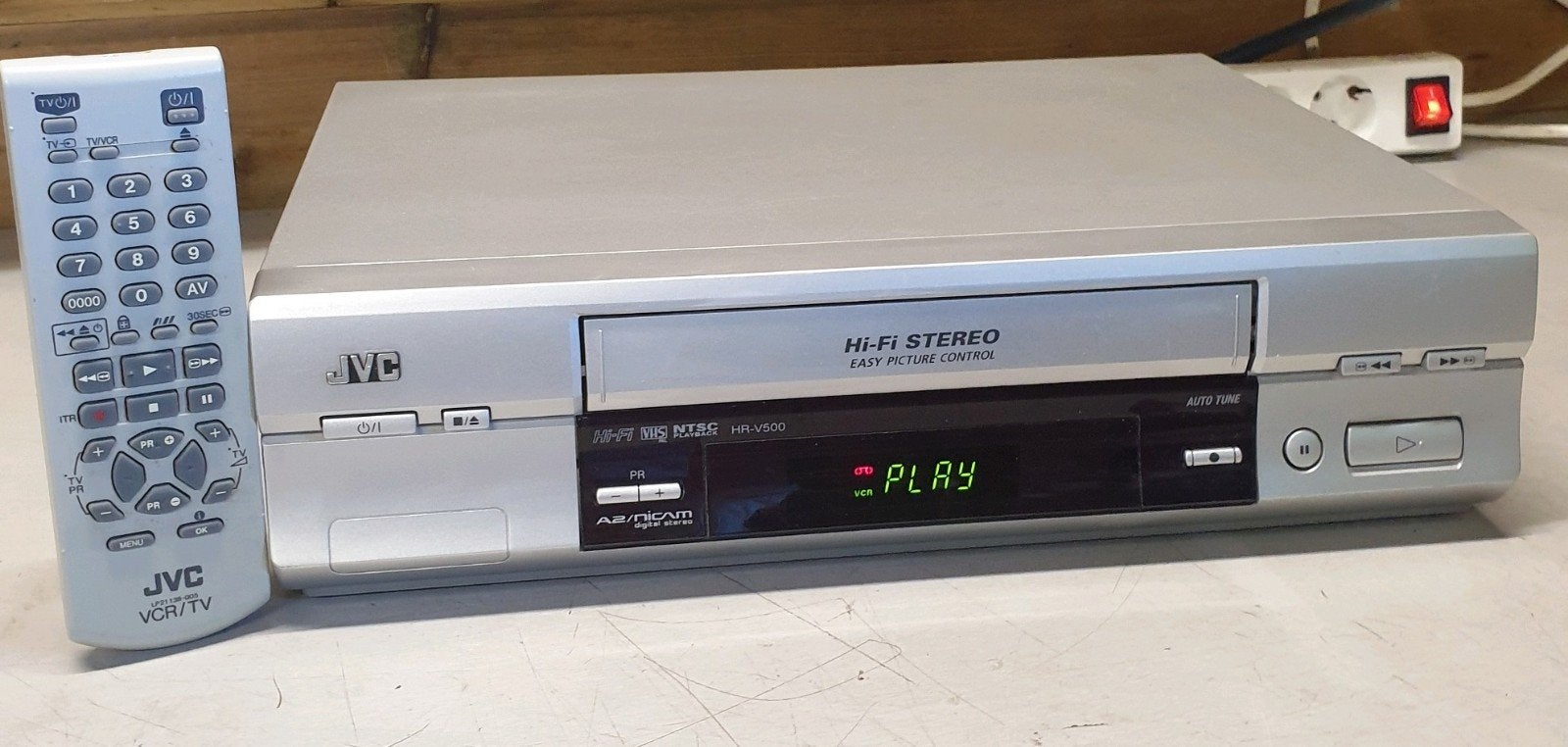 JVC videorecorder hr-v500 6 koppen + afstandsbediening  nr2, Audio, Tv en Foto, Videospelers, Ophalen of Verzenden