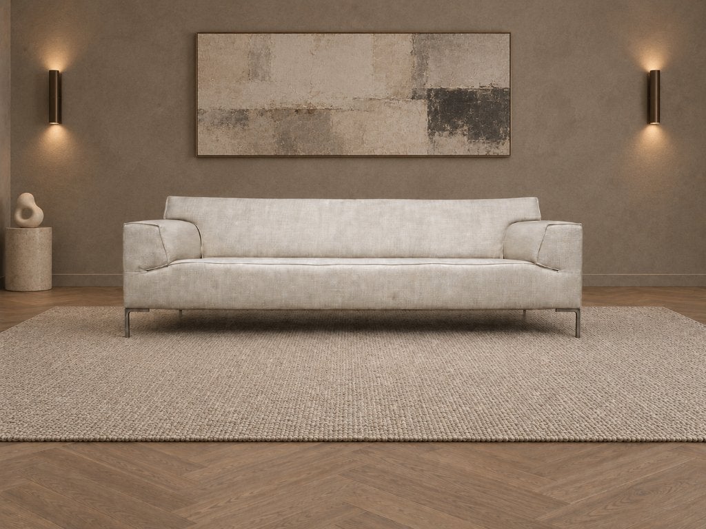 NIEUW GESTOFFEERD Design on Stock Bloq 4-Zits + GARANTIE, 250 tot 300 cm, 75 tot 100 cm, Www.designplaats.nl, Rechte bank