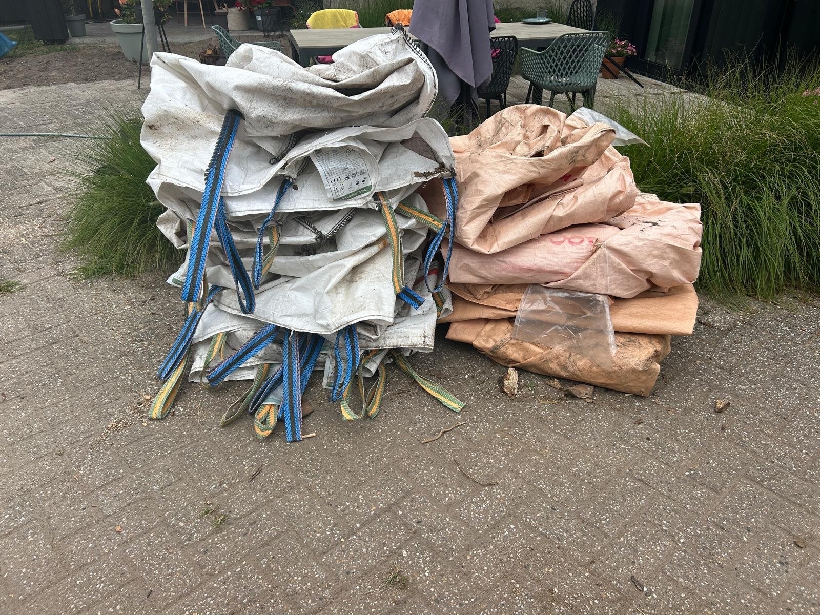 Gebruikte big bags 8 stuks, Ophalen, Gebruikt