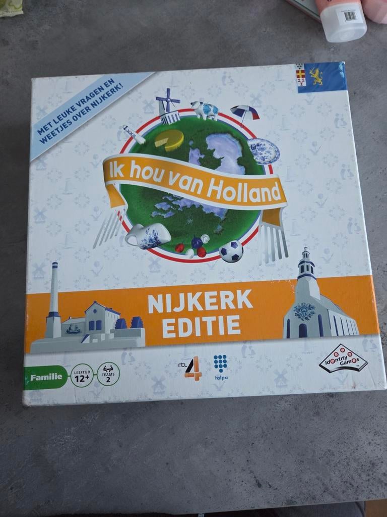 Bordspel Ik hou van Holland Nijkerk editie, Ophalen of Verzenden