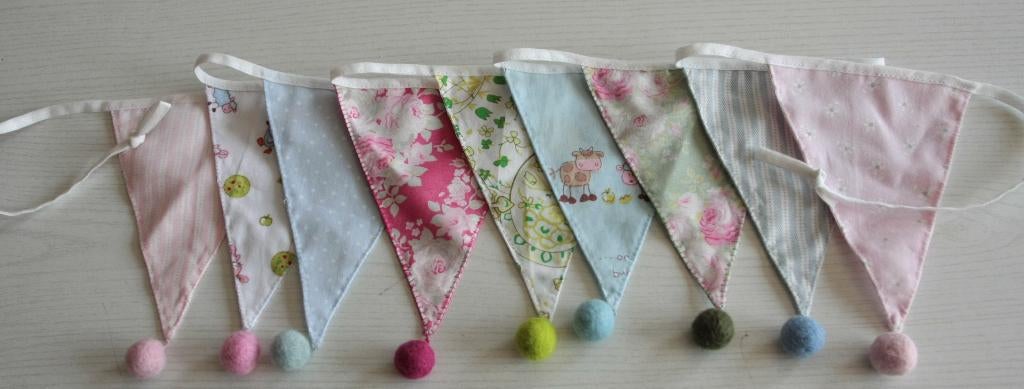 stoffen vlaggenlijn, Kinderen en Baby's, Kinderkamer | Inrichting en Decoratie, Ophalen of Verzenden, Nieuw, Wanddecoratie