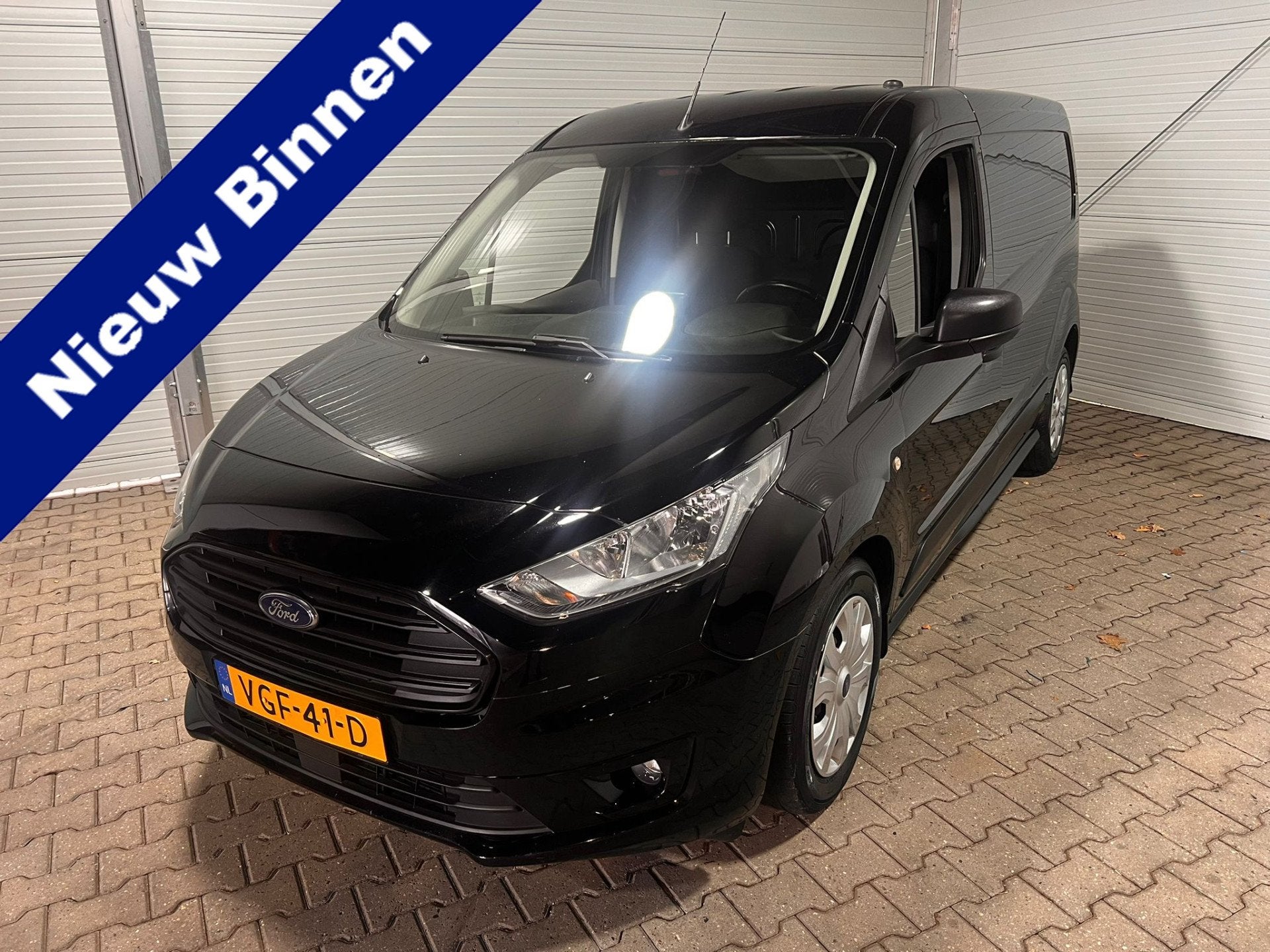 Ford Transit Connect 1.5 EcoBlue L2 Trend VVB419 Prijs zoals, Gebruikt, 4 cilinders, Zwart, Origineel Nederlands