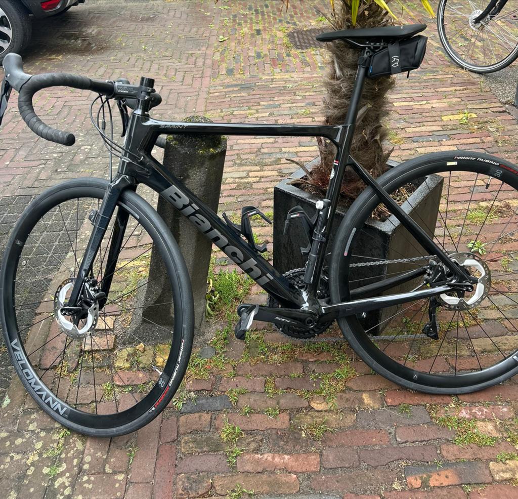 Bianchi Sprint 105 Disc Racefiets Zwart 57cm (2023), Overige merken, Aluminium, Ophalen of Verzenden, Zo goed als nieuw
