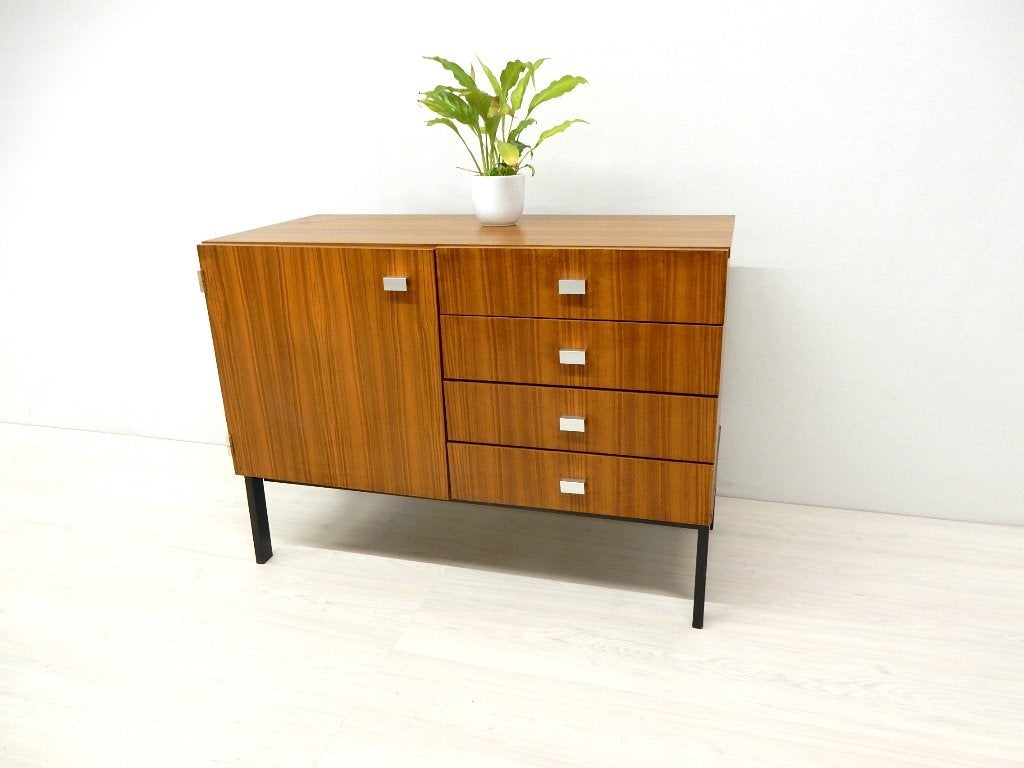 vintage dressoir Pierre Guariche tv meubel jaren 60 tv kast, Kunststof, Gebruikt, ., Vintage