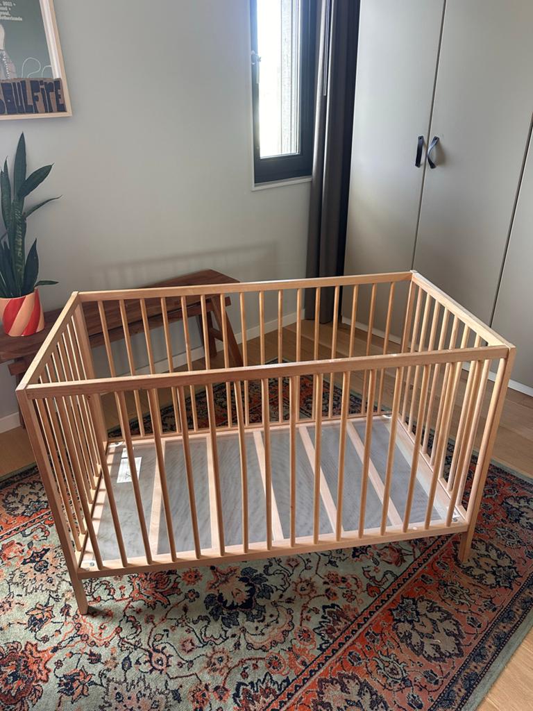 IKEA Sniglar ledikant met incl. uitstekend matras en topper, Kinderen en Baby's, Boxen, Ophalen, Zo goed als nieuw