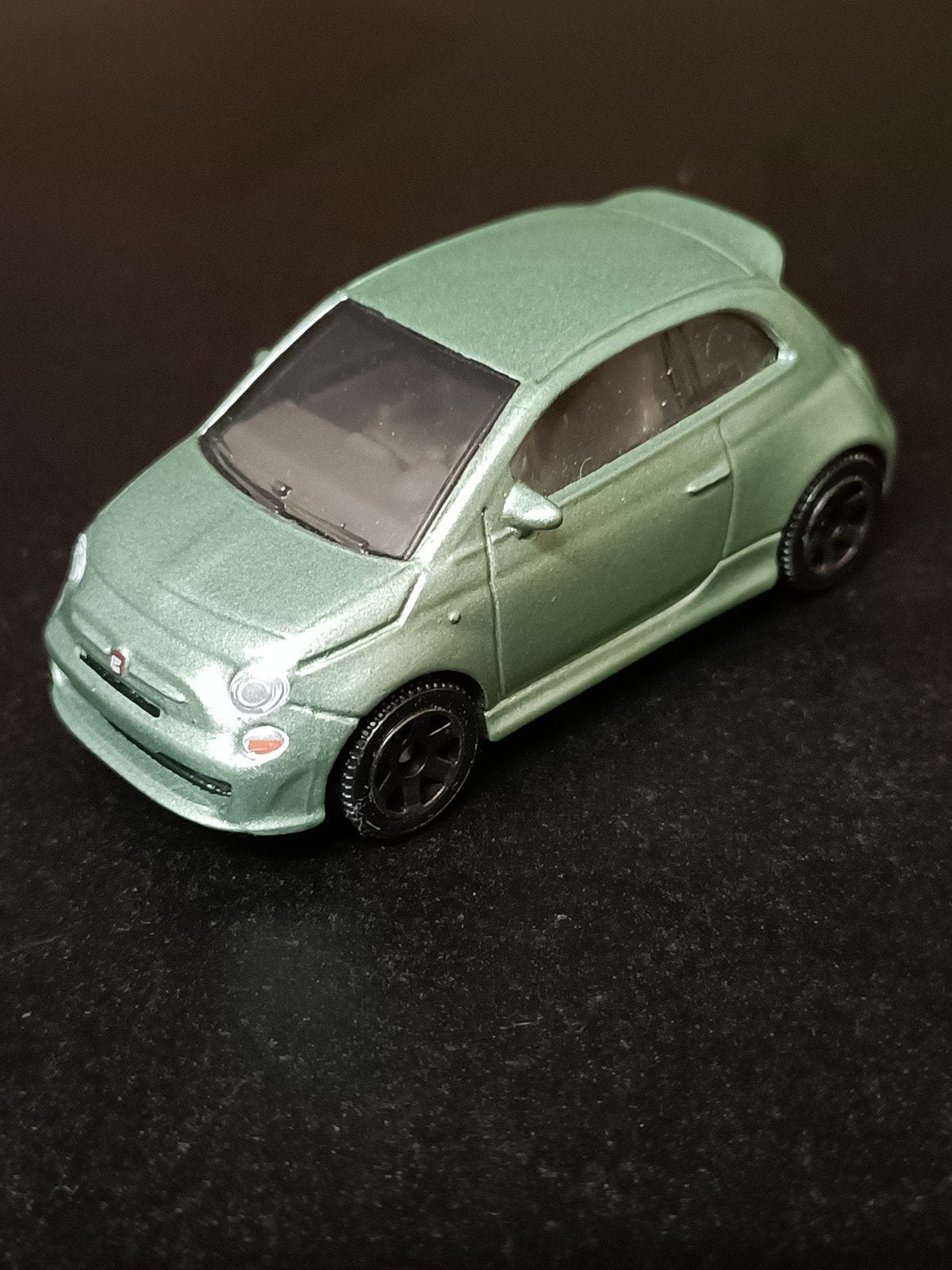 matchbox Fiat 500 Turbo - Groen (Schaalmodel), Ophalen of Verzenden, Gebruikt, Overige typen