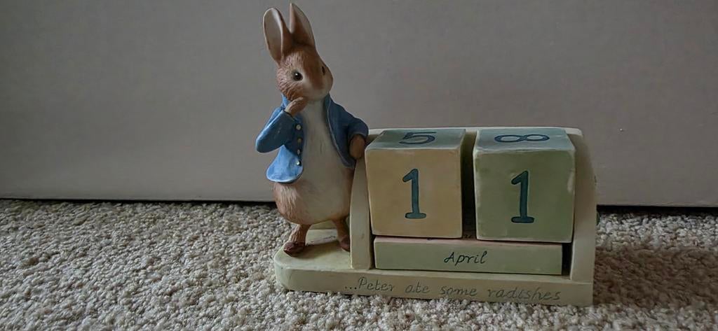 Beatrice Potter kalender, Ophalen