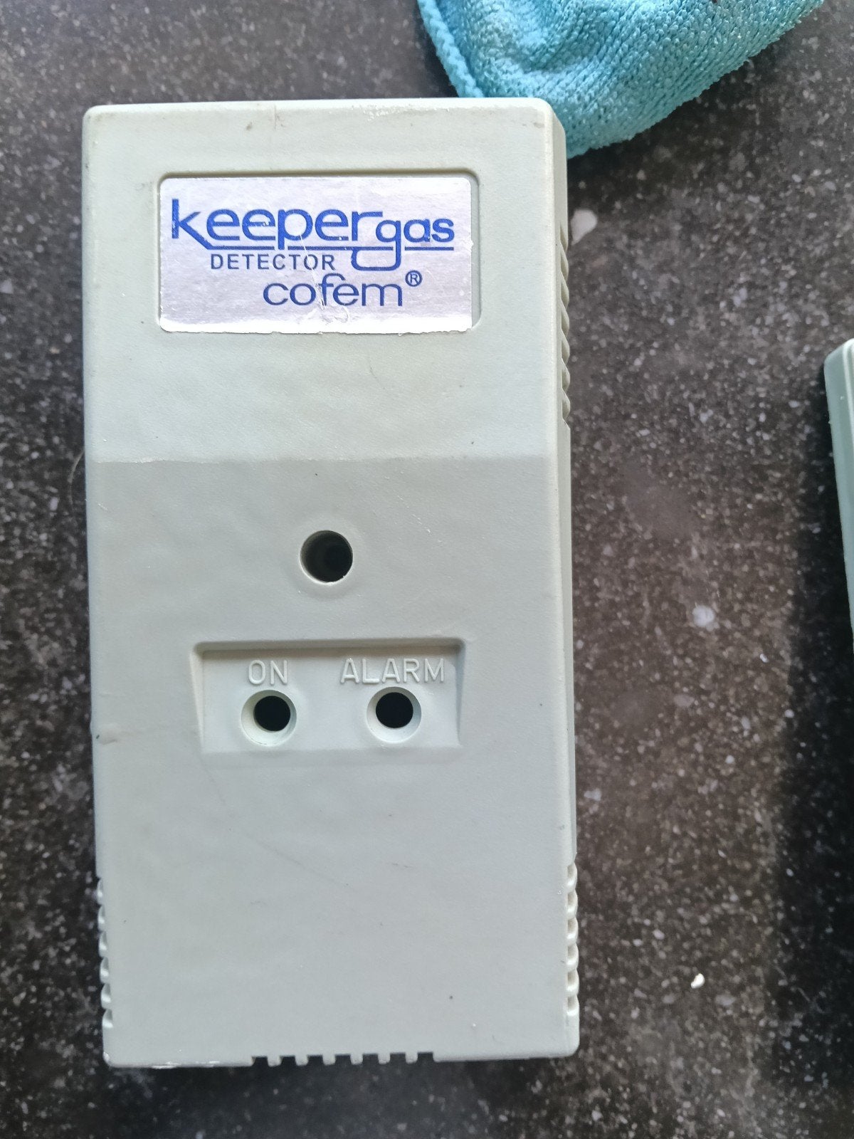 Keepergas Cofem Gasdetector 220V, Ophalen of Verzenden, Gebruikt, Detector, Sensor of Melder, Overige soorten
