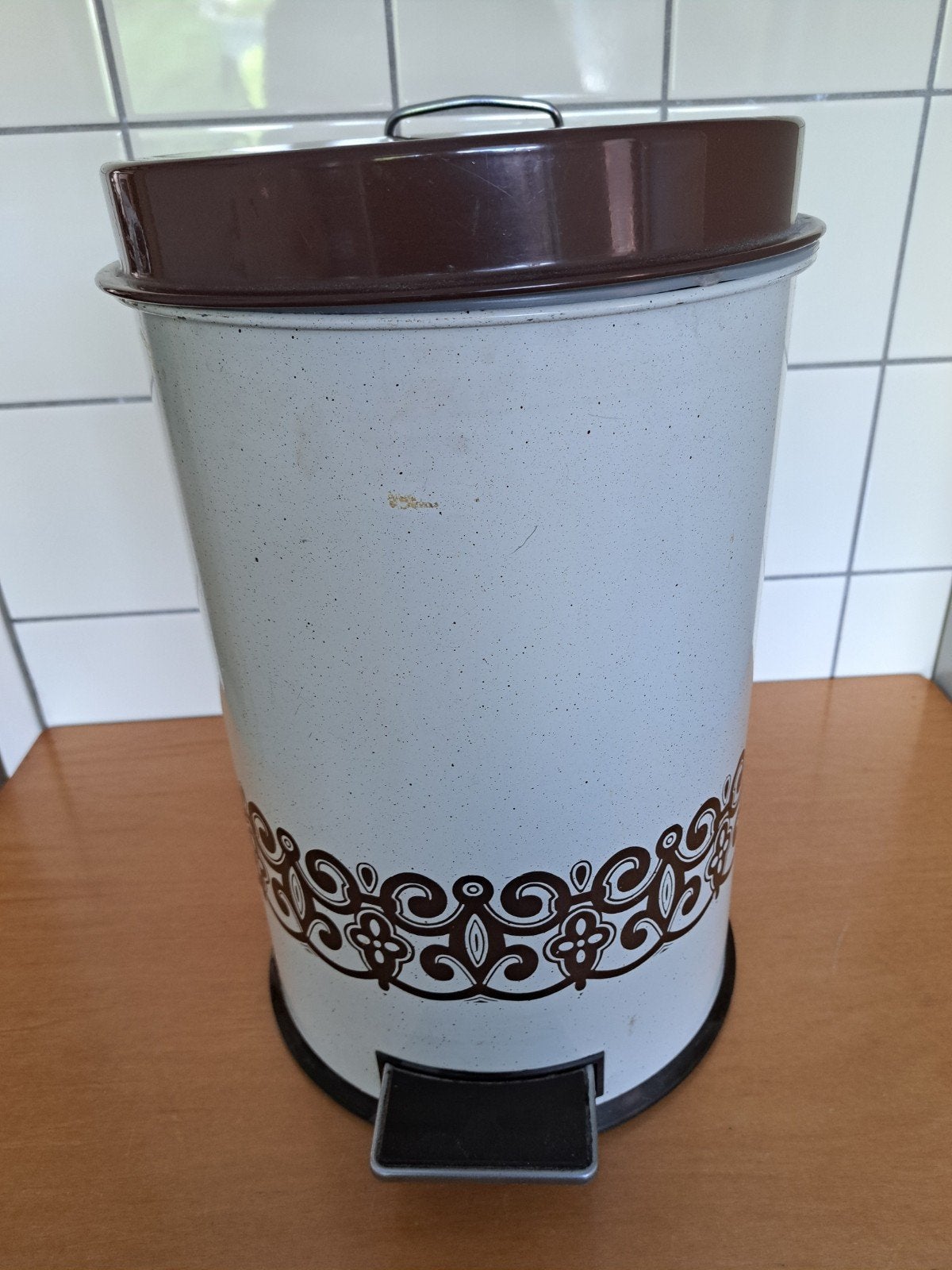 Vintage Brabantia pedaalemmer, Ophalen, Gebruikt