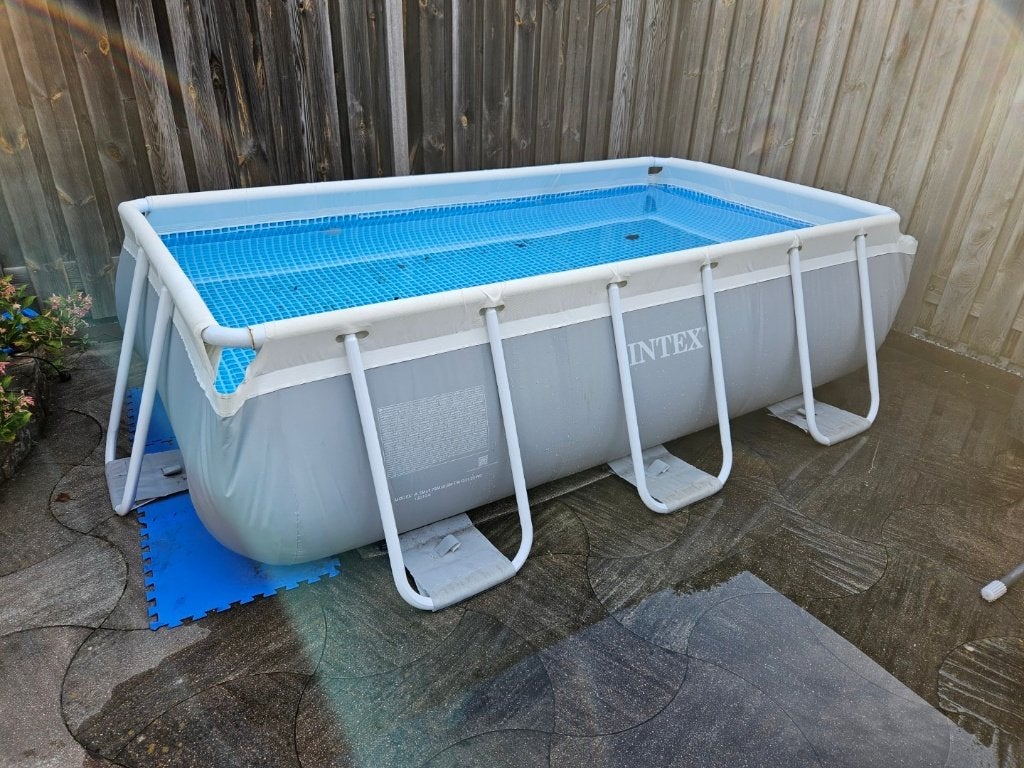 Intex Prism Frame zwembad (300 x 175 x 80cm) filterpomp trap, Ophalen, Gebruikt, 200 tot 300 cm, 80 tot 120 cm