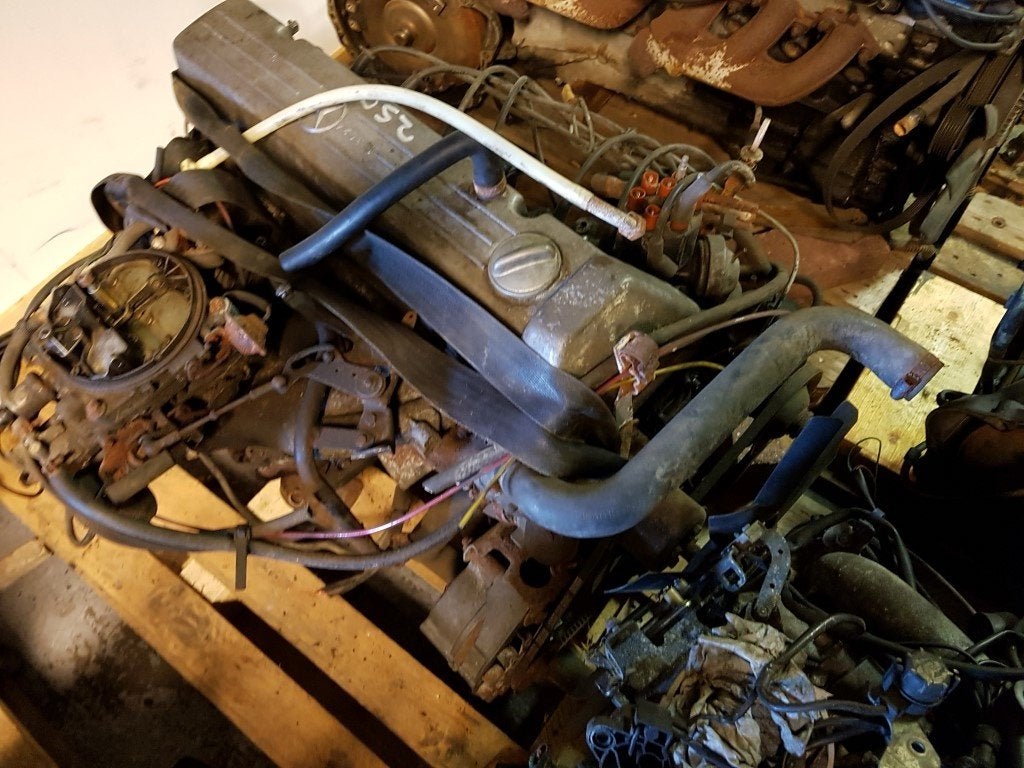 MOTOR MERCEDES 250 6 CYL BENZINE, Ophalen, Gebruikt, Oldtimer onderdelen