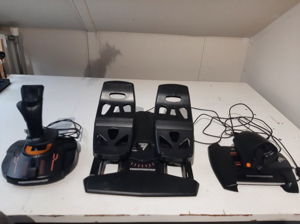Thrustmaster gaming controls voor MFS, Ophalen, Zo goed als nieuw, Direct drive, Thrustmaster