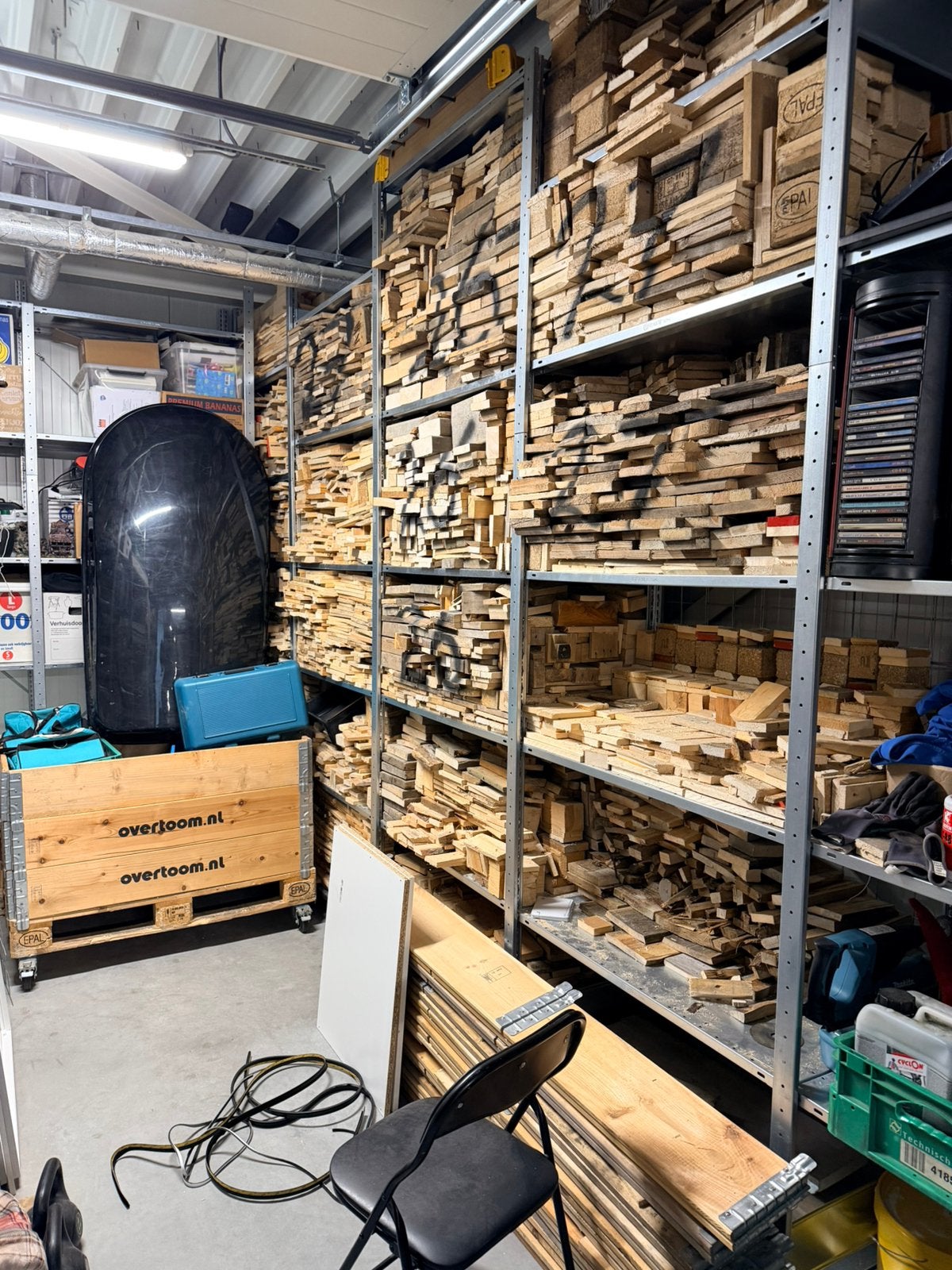 Gezaagde pallet hout/brandhout, 3 tot 6 m³, Ophalen, Overige houtsoorten
