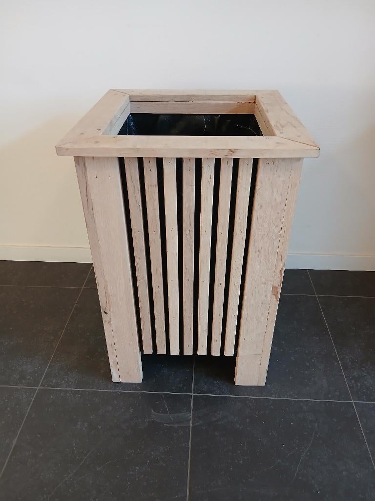 plantenbak eikenhout, Ophalen, Vierkant, Nieuw, 60 tot 100 cm
