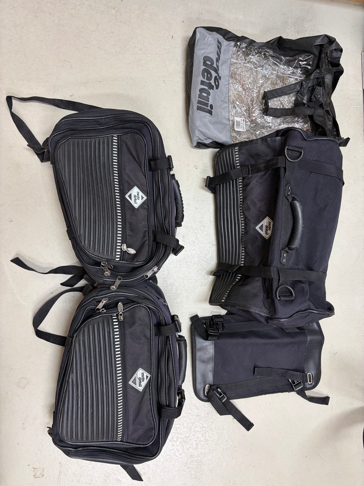 Moto Detail Zadeltassen en Roltas met Regenhoezen, Ophalen of Verzenden, Gebruikt
