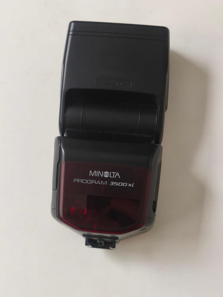 Minolta Program 3500 XI Camera Flitser, Ophalen, Gebruikt, Overige merken, Kantelbaar