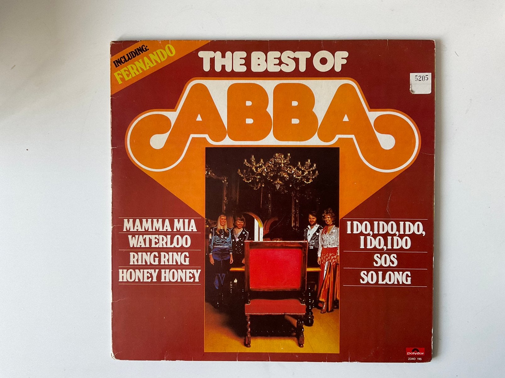 ABBA – The Best Of ABBA Lp pop disco, Fotohoes, Ophalen of Verzenden, Gebruikt, 12 inch