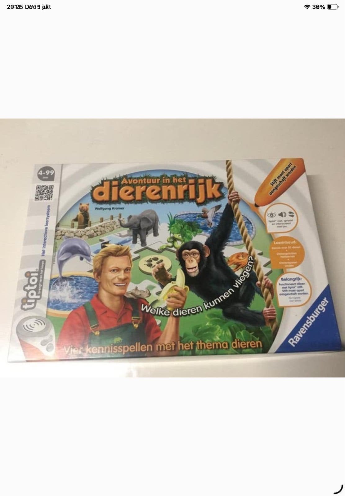 Tiptoi Avontuur in het Dierenrijk (zonder stift), Ophalen of Verzenden, Zo goed als nieuw, Ontdekken, Met geluid