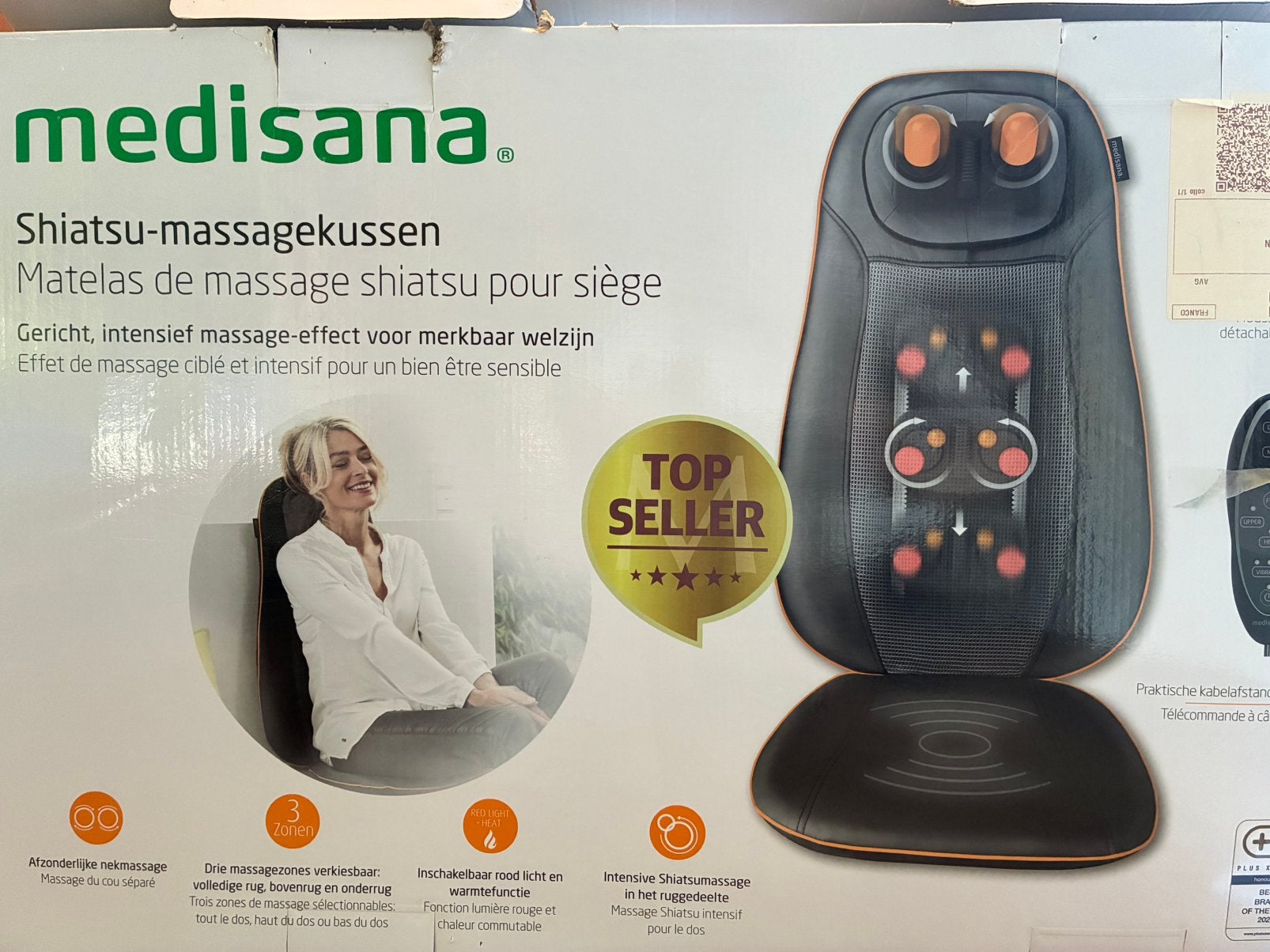 Medisana massagekussen, Ophalen, Zo goed als nieuw, Massagestoel of Kussen