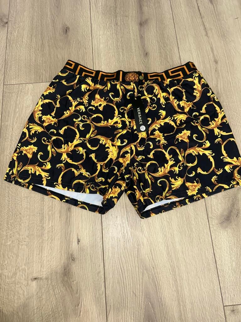 Versace zwembroek, Kleding | Heren, Ophalen of Verzenden, Overige maten, Zwart, Zwemshort