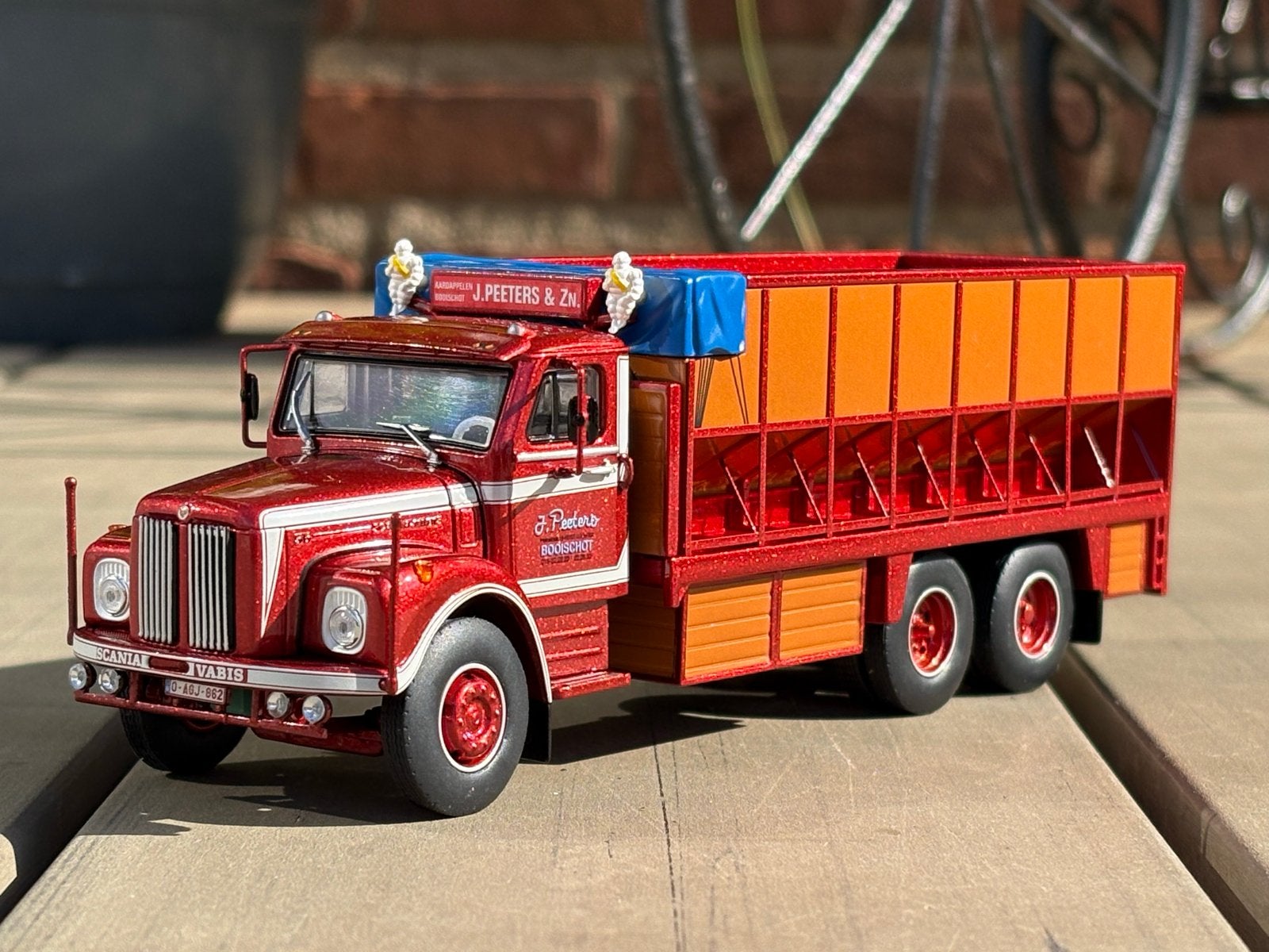 Scania Vabis J. Peeters & Zn. Booischot - Tekno Collectables, Ophalen of Verzenden, Nieuw, Bus of Vrachtwagen, Tekno
