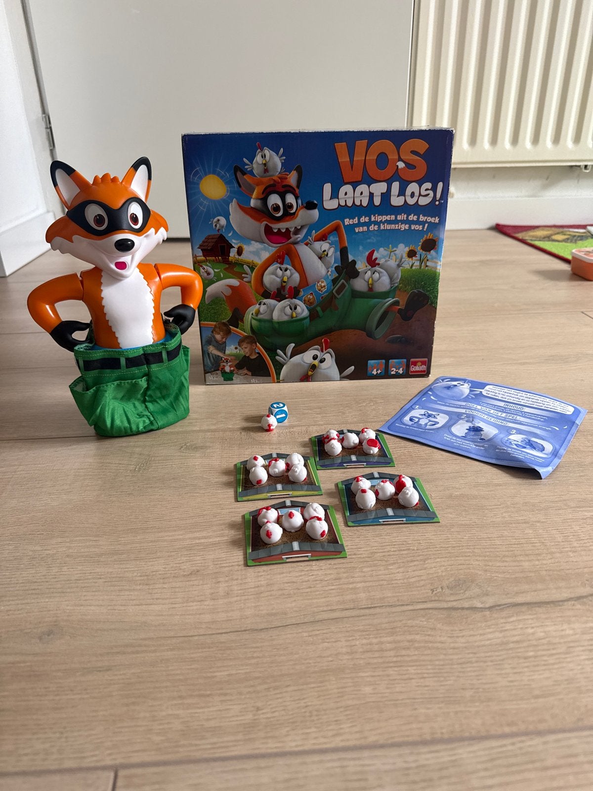 Vos Laat Los! Gezellig familiespel, Drie of vier spelers, Ophalen of Verzenden, Zo goed als nieuw