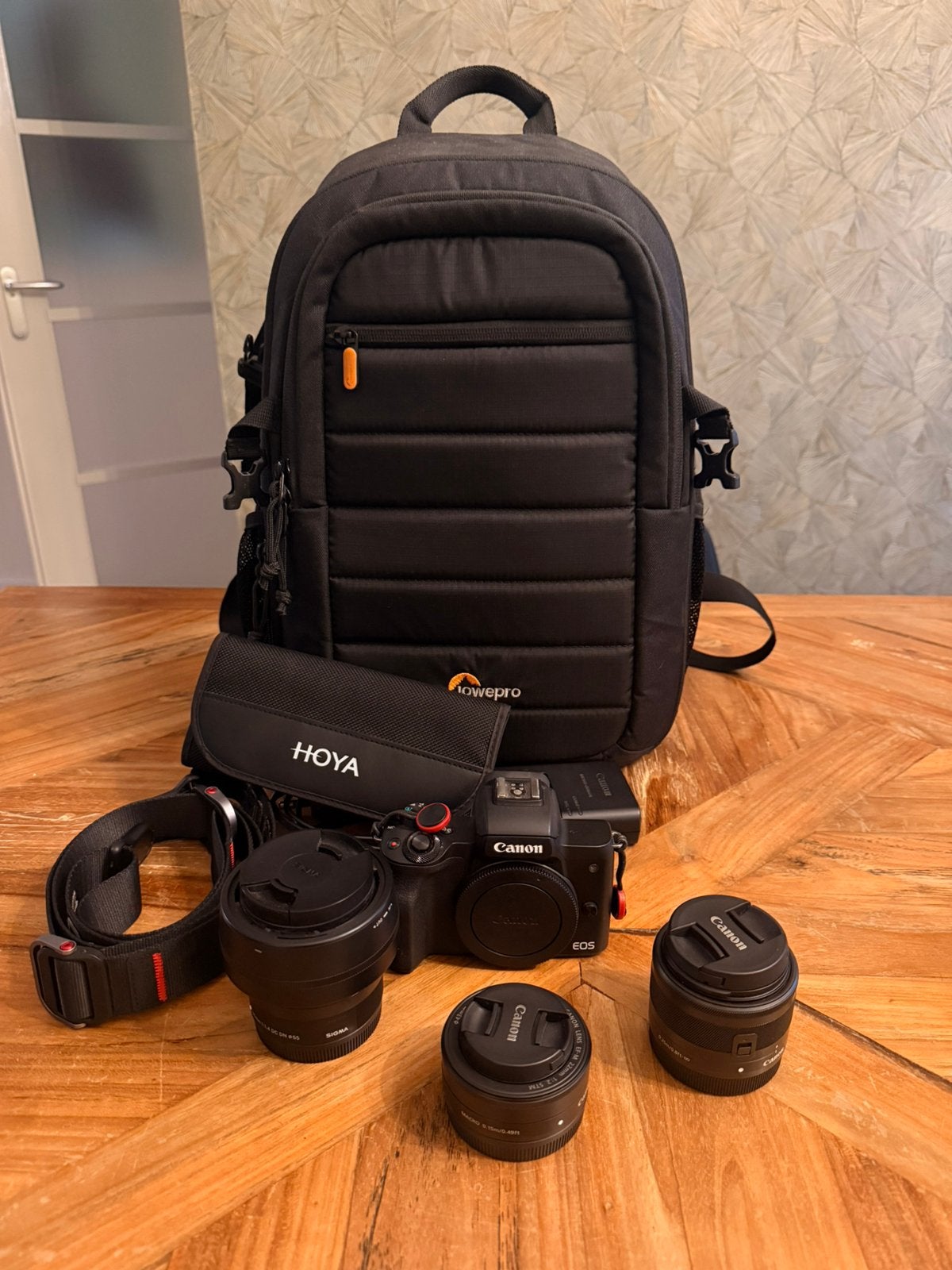 Canon m50 markii - 3 lensen - cameratas, Ophalen of Verzenden, Zo goed als nieuw, Schoudertas, Canon