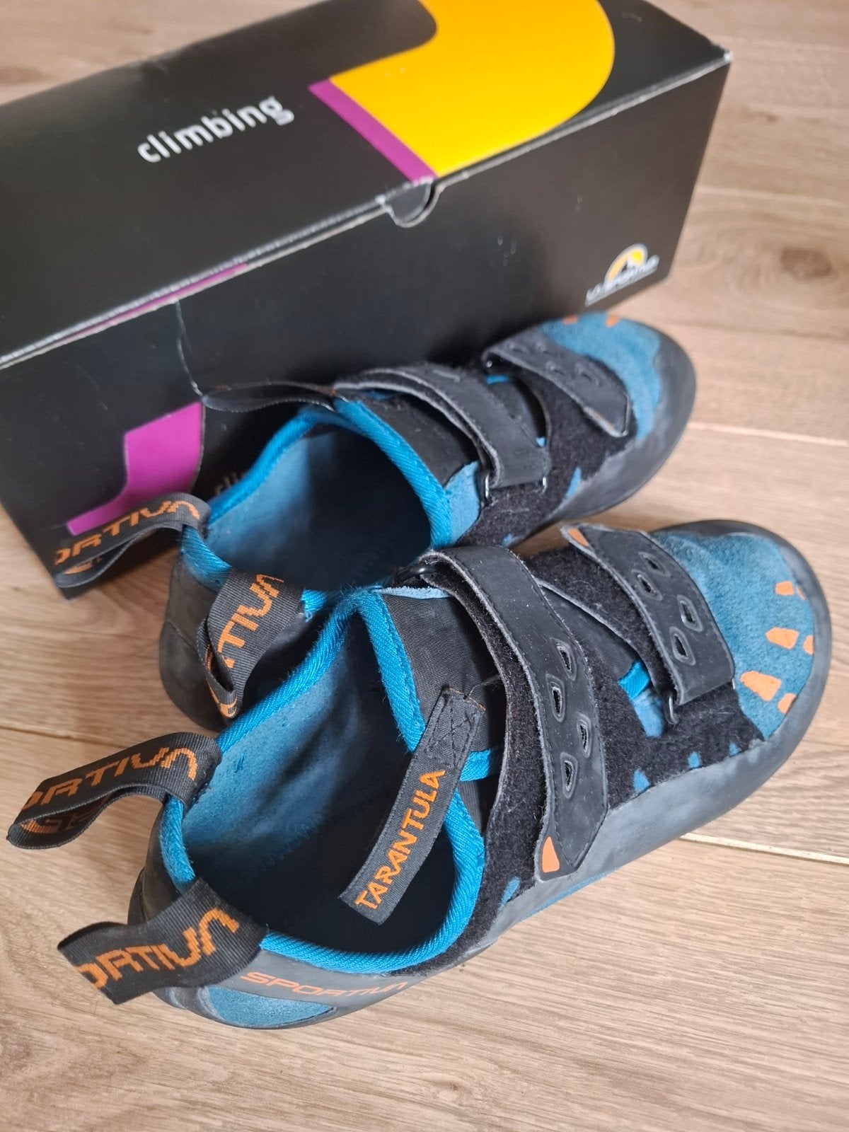 Klimschoenen / boulderschoenen La Sportiva 42, Sport en Fitness, Klimsport, Ophalen of Verzenden, Gebruikt, Klimsportschoenen