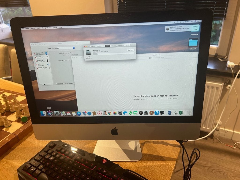 Apple IMAC 21,5 inch Late 2012. 8GB RAM 1TB opslag., ., Overige typen, Ophalen of Verzenden, Zo goed als nieuw