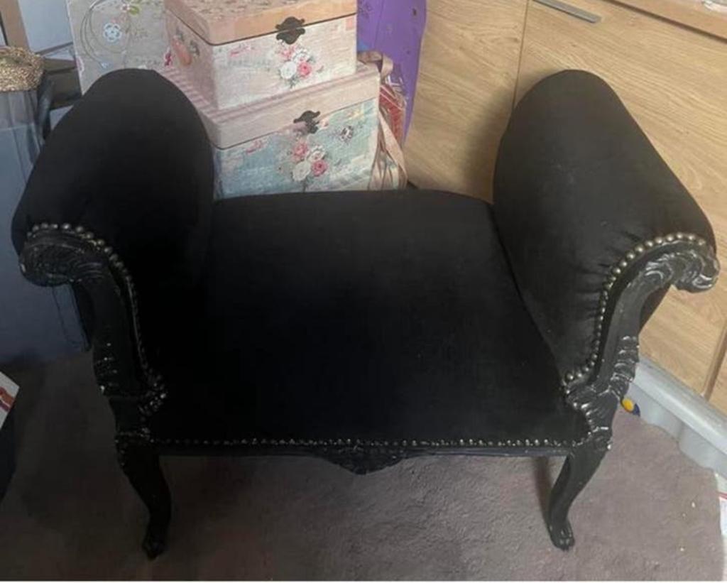 Barok sofa/bankje, Huis en Inrichting, Ophalen, Gebruikt, Barok, Tweepersoons