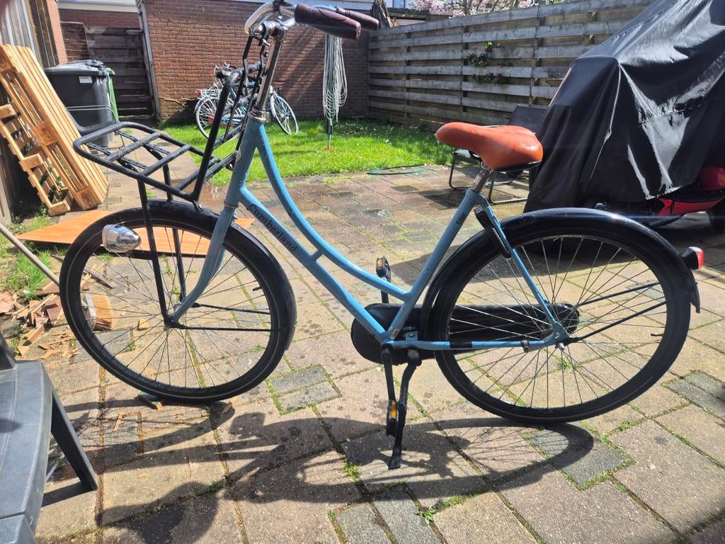 Nette Cumberland fiets met voordrager en terugtraprem, Overige merken, Terugtraprem, Gebruikt, Ophalen of Verzenden
