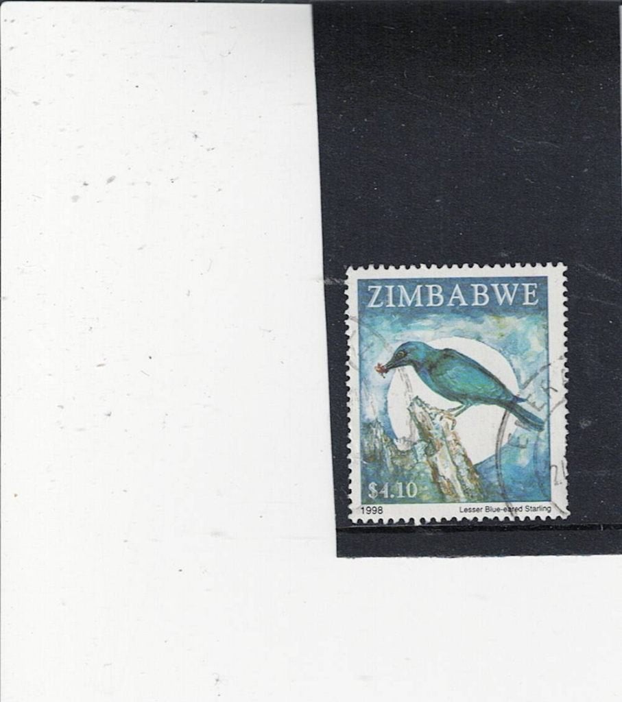 vogel Zimbabwe, Ophalen of Verzenden, Gestempeld, Dier of Natuur