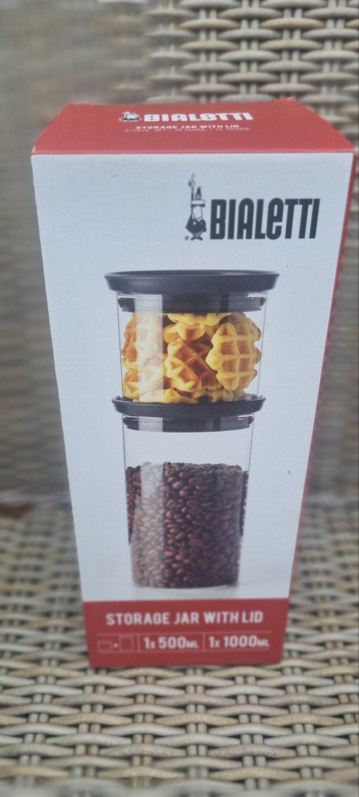Bialetti Voorraadpotten Set - 500ml & 1000ml, Kunststof, Nieuw, Ophalen of Verzenden, Voorraadpot