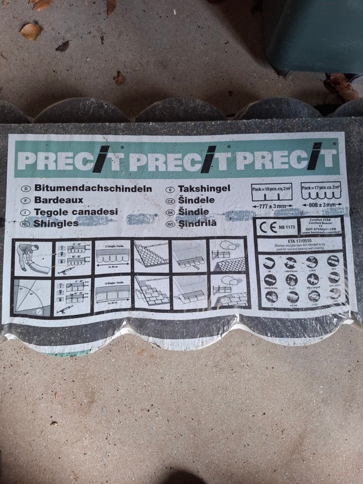 daksingels, Ophalen, Zwart, Overige typen, Nieuw