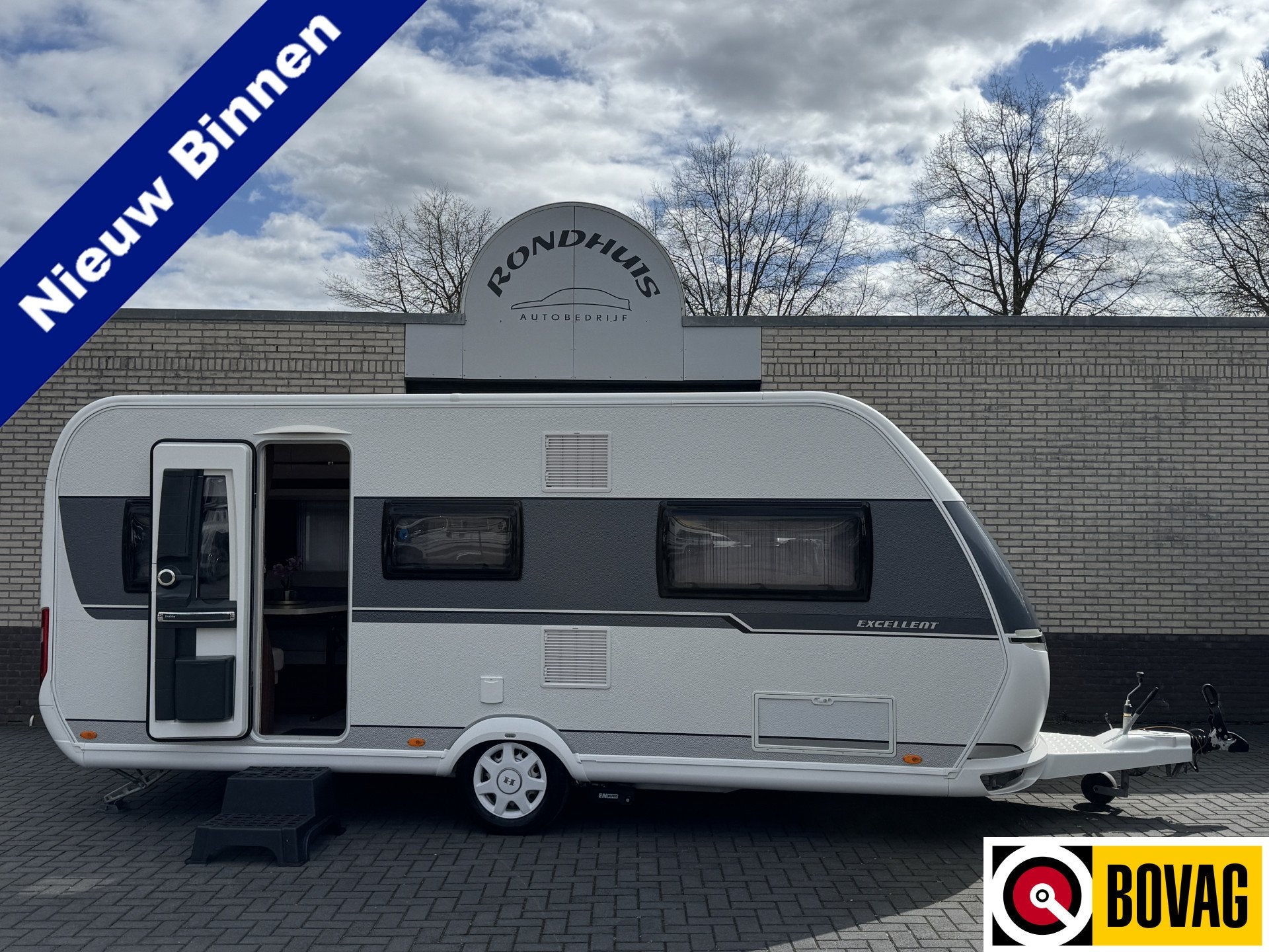 Hobby Excellent 495 UL met enkele bedden *Mover/ATC/1e eigen, Caravans en Kamperen, Caravans, Vast bed, Rondzit, Hobby, 7 tot 8 meter