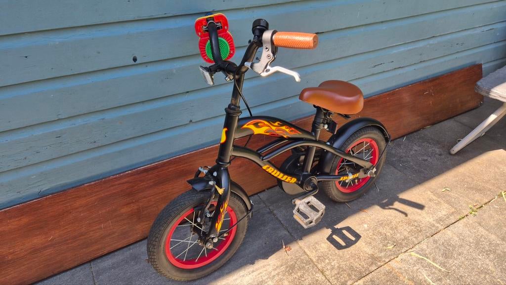 Spirit Cruiser kinderfiets - Stoer en klaar voor avontuur!, Ophalen, Gebruikt, Velgrem, Minder dan 16 inch