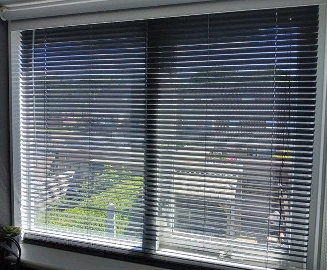 Luxaflex antraciet grijs 140 x 125 cm, Luxaflex, Ophalen, Grijs