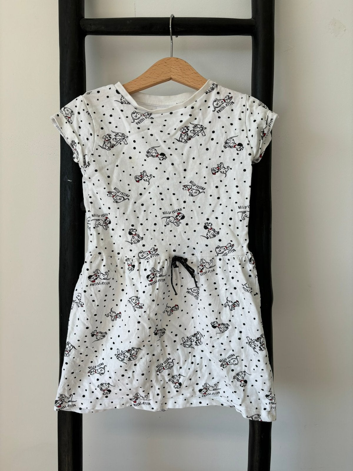 101 dalmatiërs jurkje maat 110/116, Kinderen en Baby's, Kinderkleding | Maat 110, Ophalen, Gebruikt, Meisje, Jurk of Rok