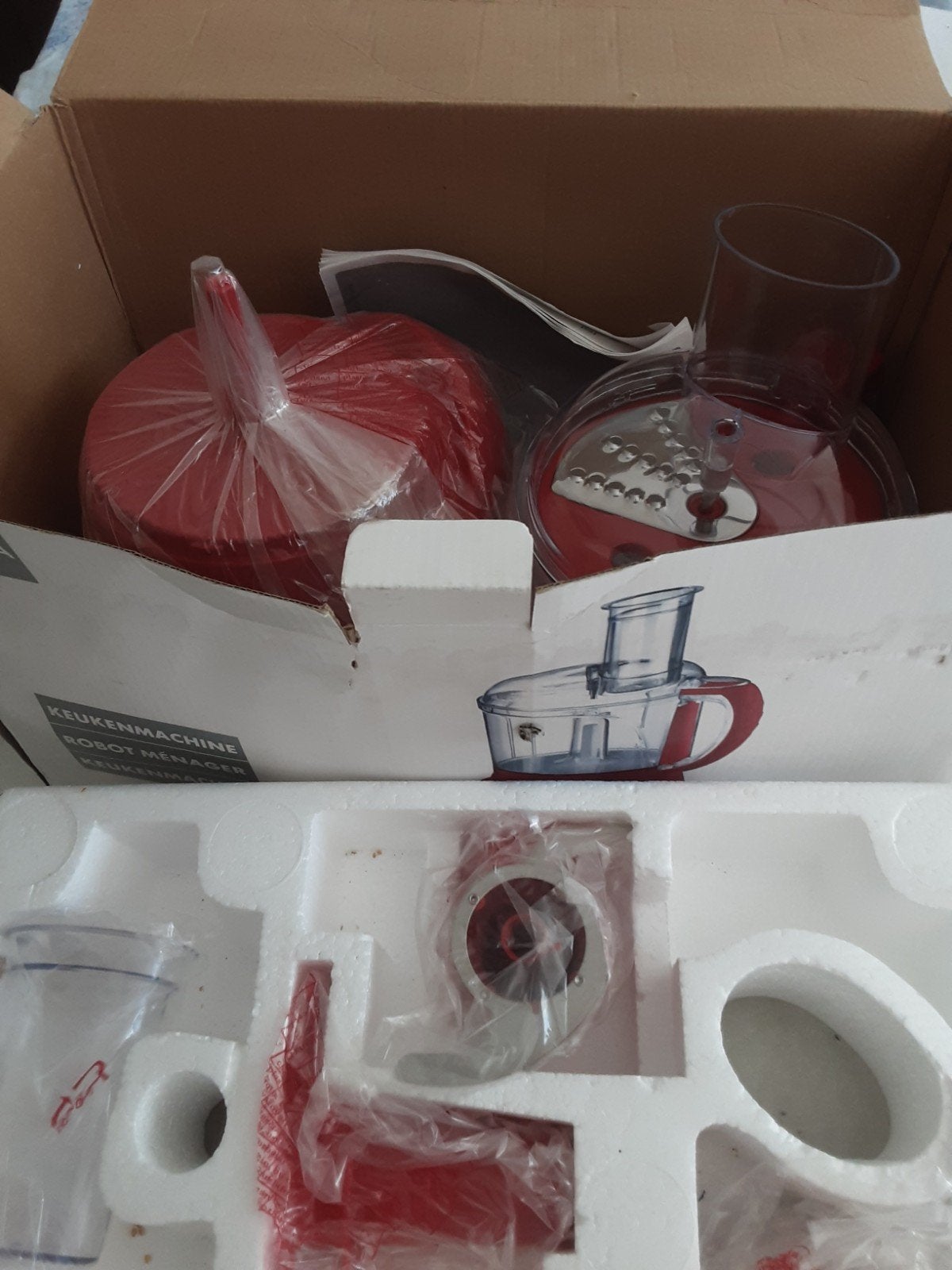 keukenmachine, 4 liter of meer, Ophalen of Verzenden, Nieuw, 3 snelheden of meer