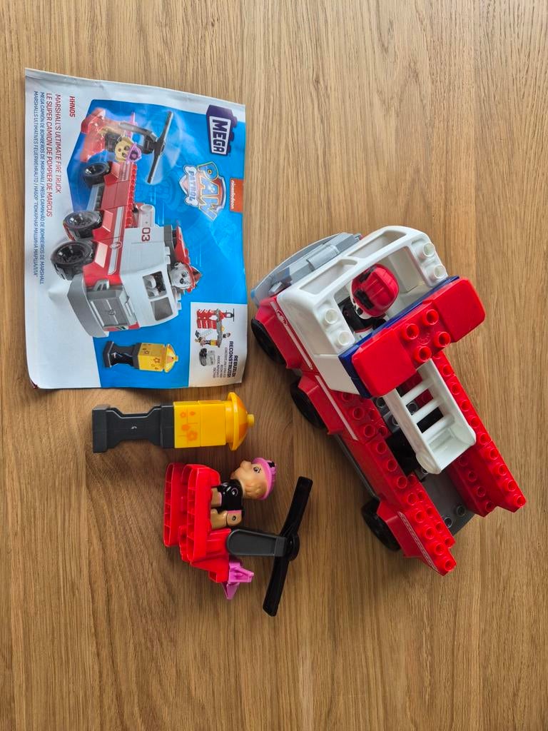 Mega Bloks Paw Patrol Voertuigen Set, Ophalen, Gebruikt, Megabloks