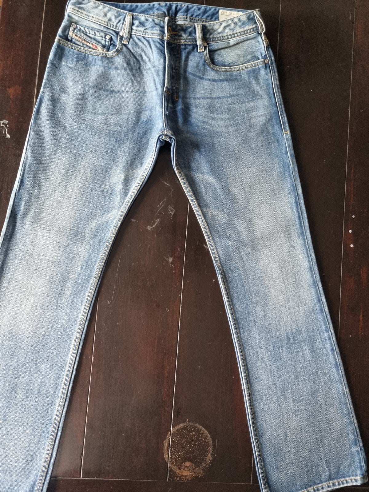 ZGAN CLASSIC DIESEL ZATINY REGULAR BOOTCUT JEANS SIZE 33/32!, Kleding | Heren, Spijkerbroeken en Jeans, Diesel, Blauw, Ophalen of Verzenden