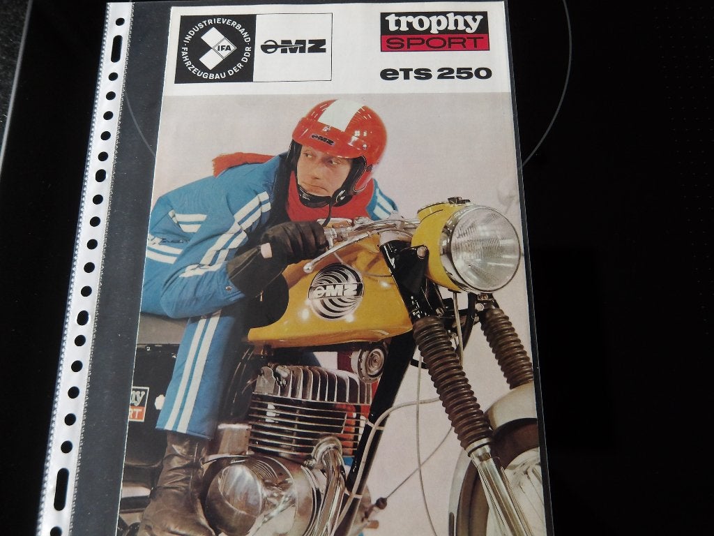 MZ Trophy Sport ETS 250 folder, Ophalen of Verzenden, Overige merken