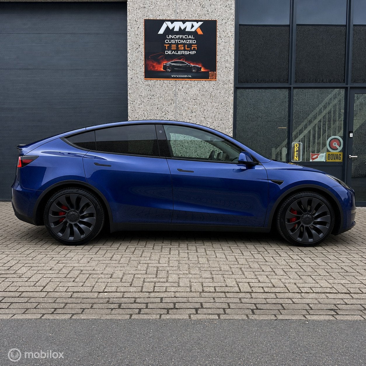 Tesla Model Y Performance + MMX PACK + IAP + 21" + SOH 94.4%, Automaat, 514 km, Gebruikt, Zwart