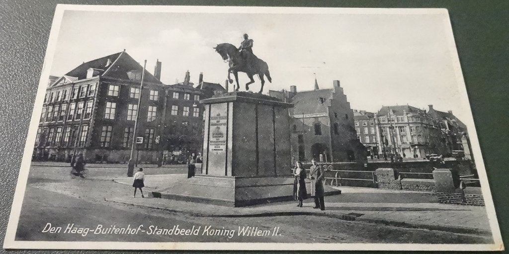 Den Haag - Buitenhof - Standbeeld Koning Willem III - KDh01, Verzenden, 1920 tot 1940, Gelopen, Zuid-Holland