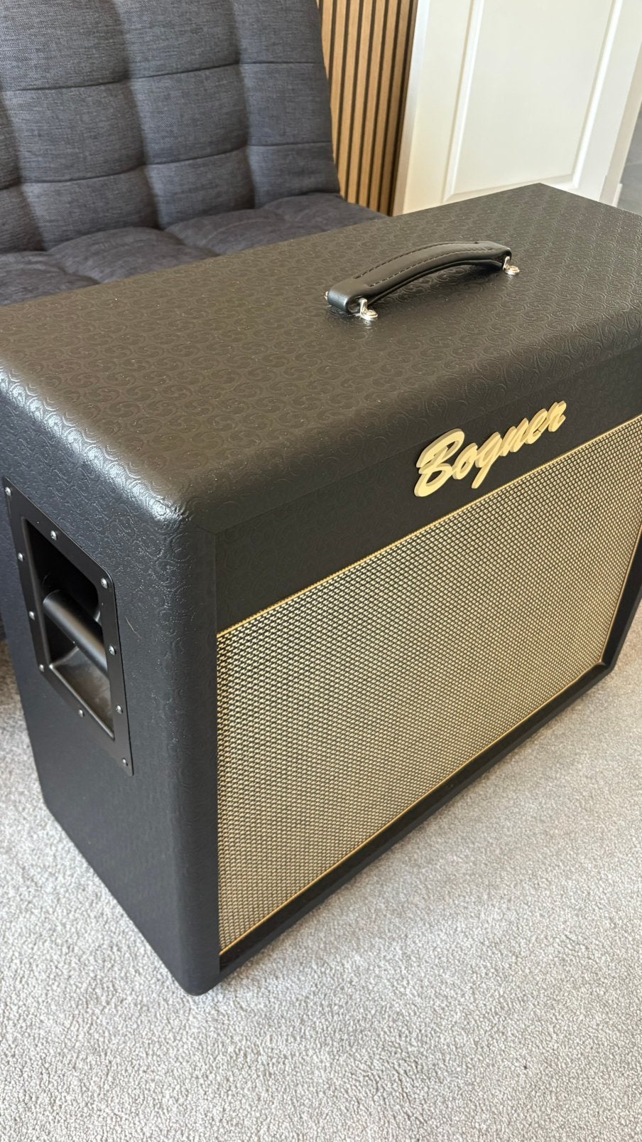 Bogner customcab 212, Muziek en Instrumenten, Versterkers | Bas en Gitaar, Ophalen, Zo goed als nieuw, Minder dan 50 watt