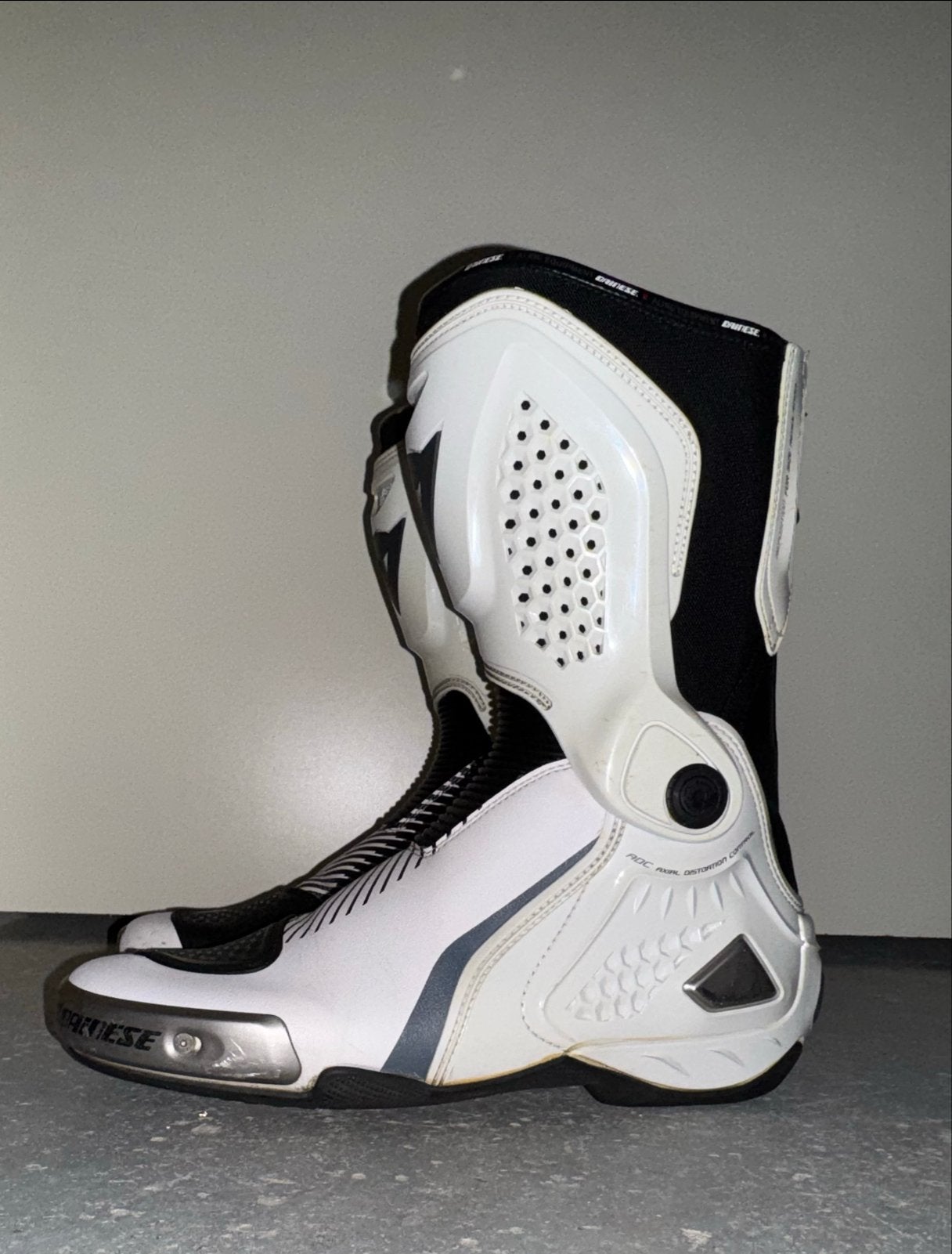 Dainese Torque RS Out motorlaarzen - maat 44 Wit/Zwart, Ophalen of Verzenden, Tweedehands, Heren, Laarzen