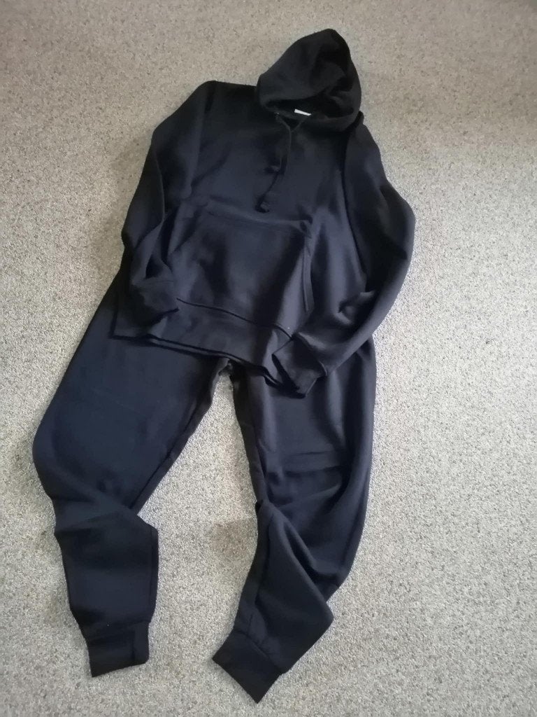 Blauw heren joggingspak maat S, Blauw, Overige typen, Ophalen of Verzenden, Zo goed als nieuw