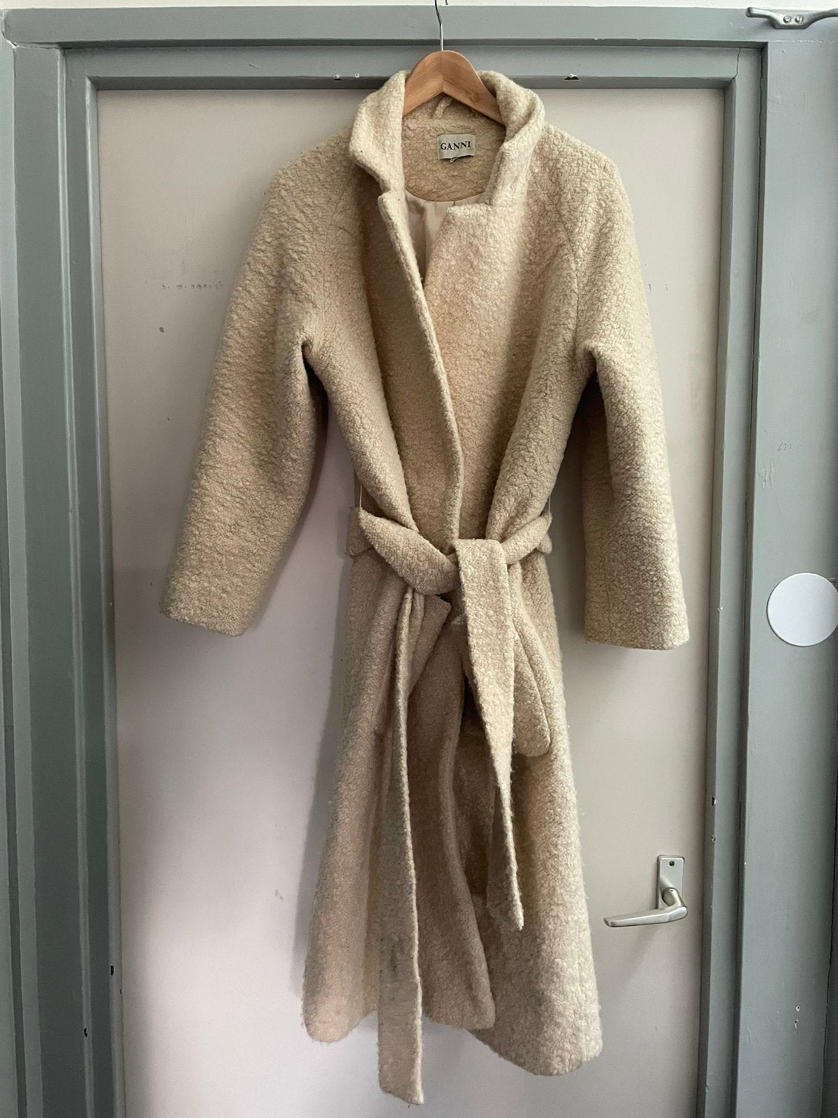 Ganni jas Bieden!, Kleding | Dames, Jassen | Winter, Ophalen, Zo goed als nieuw, Zwart