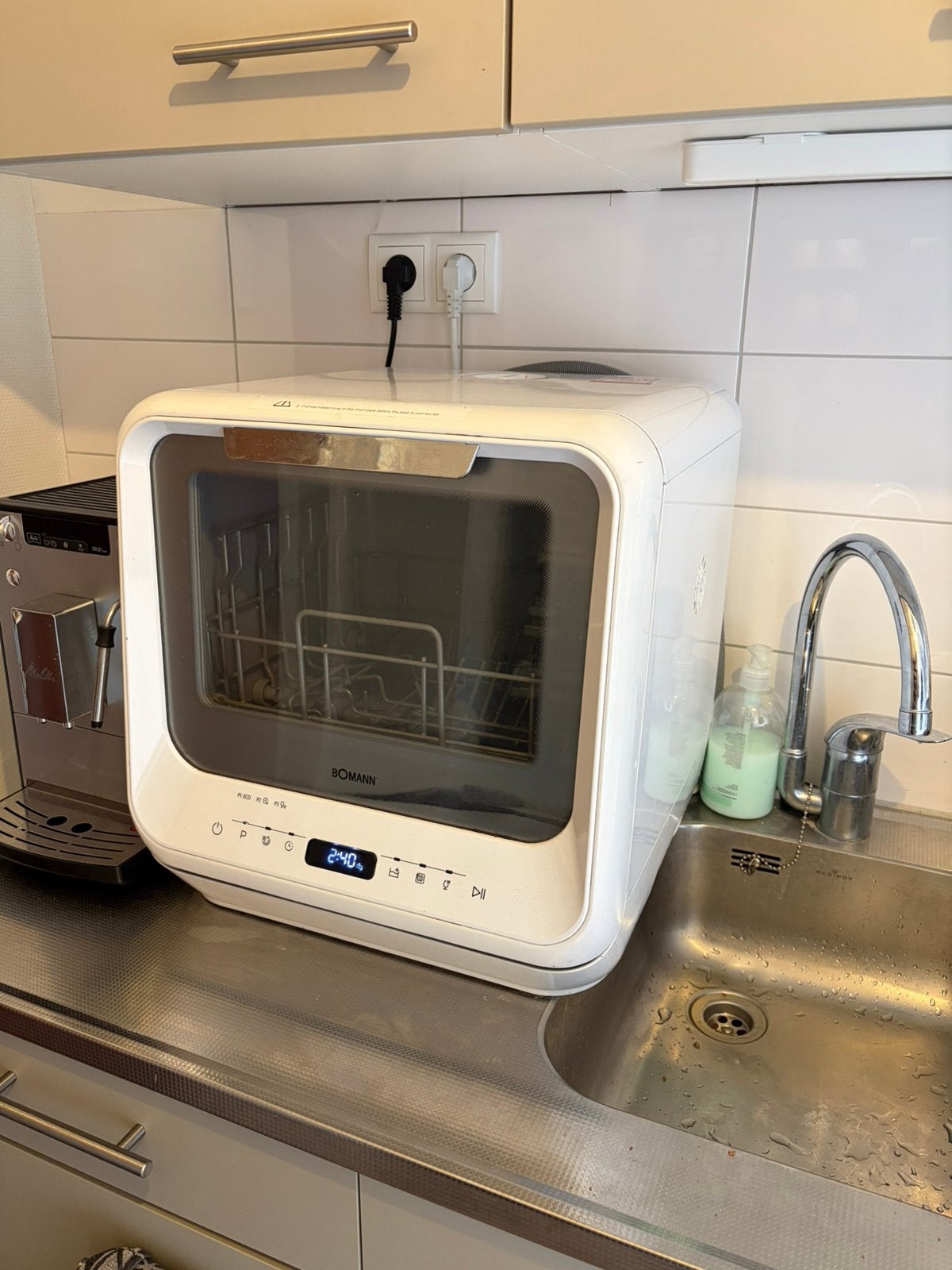 Bomann Mini Vaatwasser ZGAN, Ophalen, Zo goed als nieuw, Vrijstaand, Minder dan 85 cm